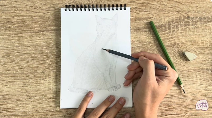 Рисуем Бурманский кот