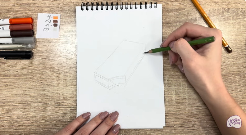 Рисуем Молочный ломтик