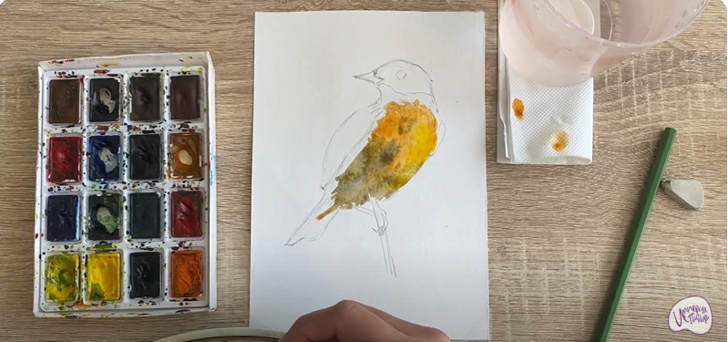 Рисуем Большой чекан