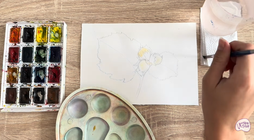 Рисуем Лещина