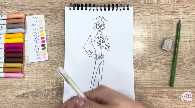 Рисуем Супербро из «Доктор Динозавров»