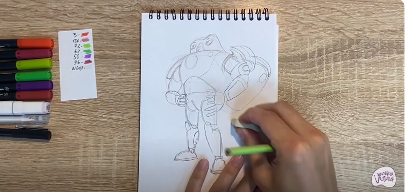 Рисуем Супергерой из "Геройчики"
