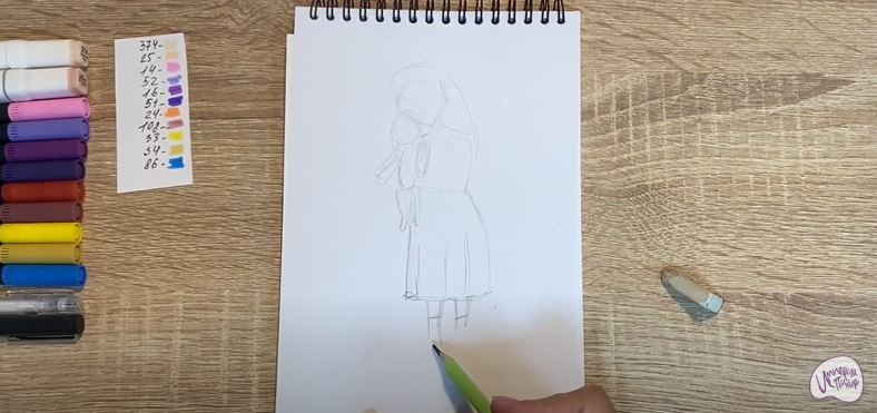 Рисуем Соня из "Царевны"