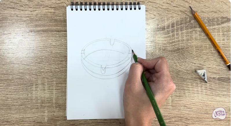 Рисуем Пепельница