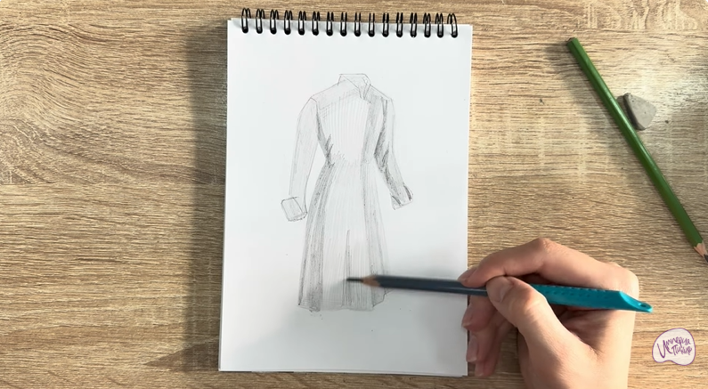 Рисуем Кафтан