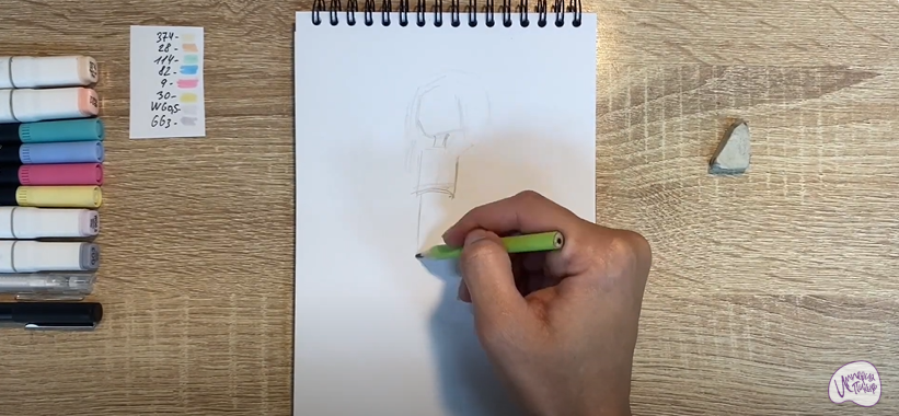 Рисуем Алёнка из "Царевны"