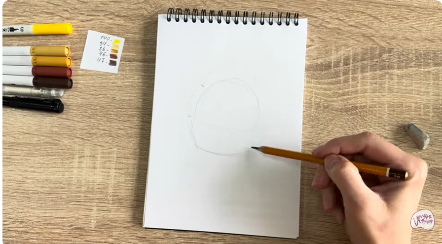 Рисуем Конфета Ферреро