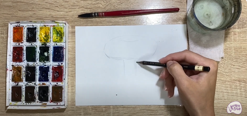 Рисуем Волнушка