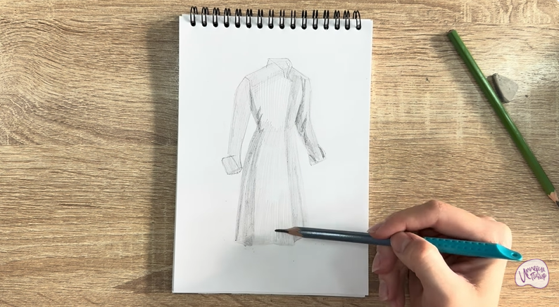 Рисуем Кафтан