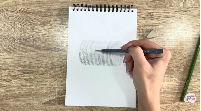 Рисуем Бигуди с липучкой