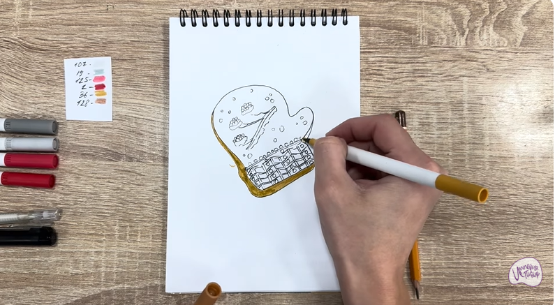 Рисуем Имбирный пряник