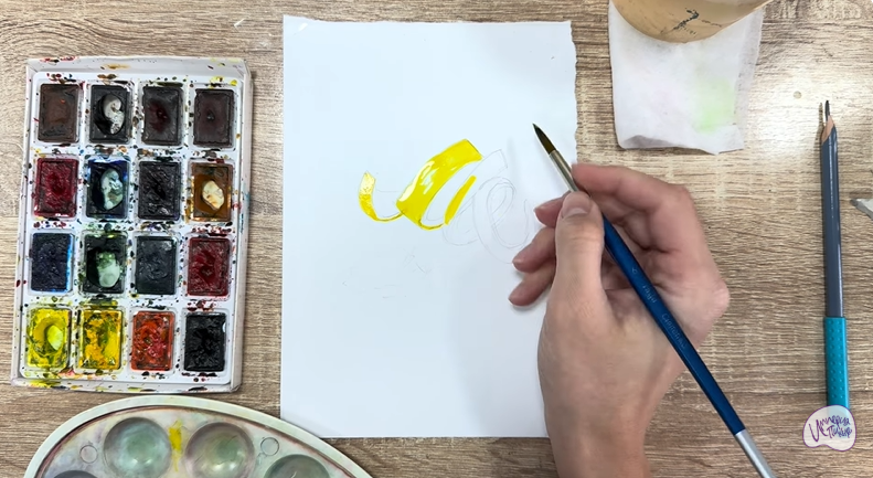 Рисуем Цедра лимона