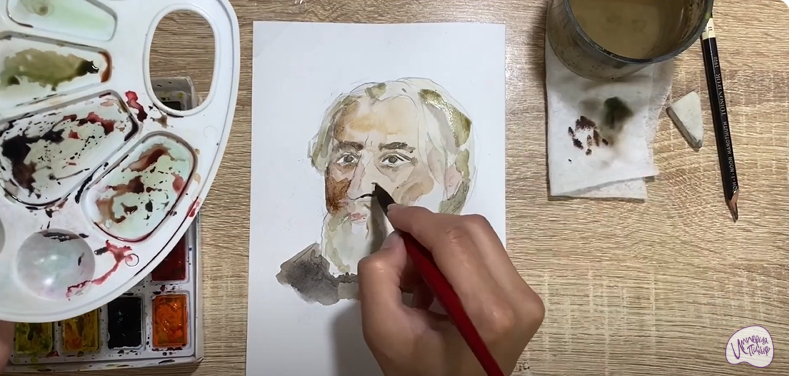 Рисуем Иван Сергеевич Тургенев
