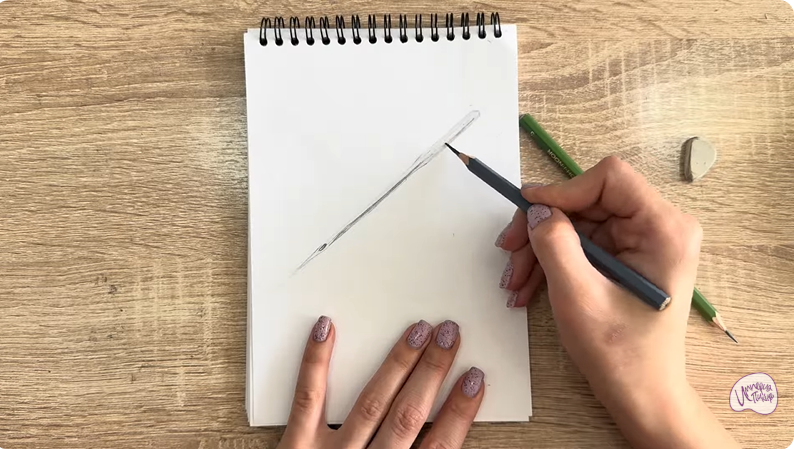 Рисуем Игла для швейной машинки