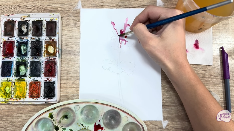 Рисуем Яснотка