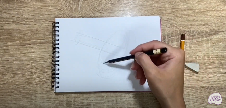 Рисуем Ролик гимнастический