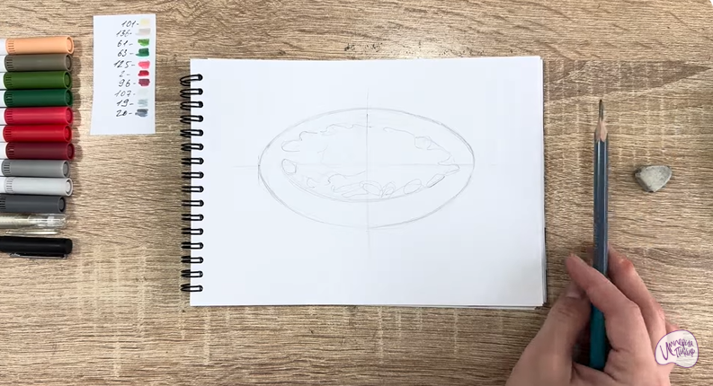 Рисуем Лобио по-грузински