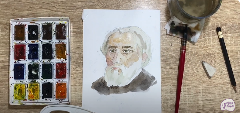 Рисуем Иван Сергеевич Тургенев