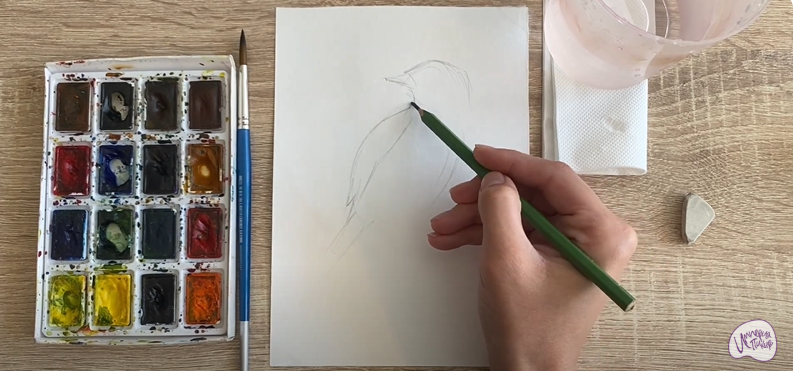 Рисуем Большой чекан