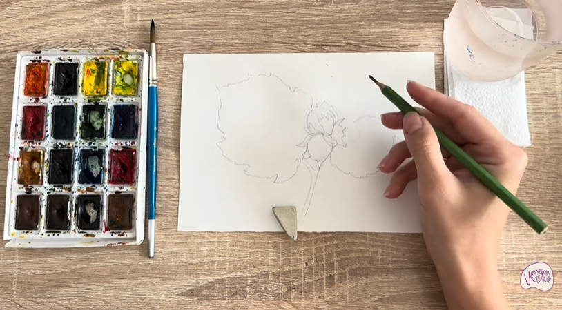 Рисуем Лещина