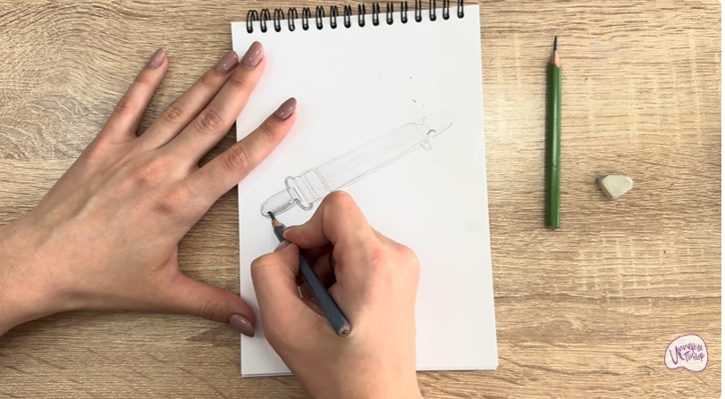 Рисуем Держатель для простыни