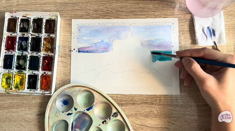 Рисуем Чобан-Кале