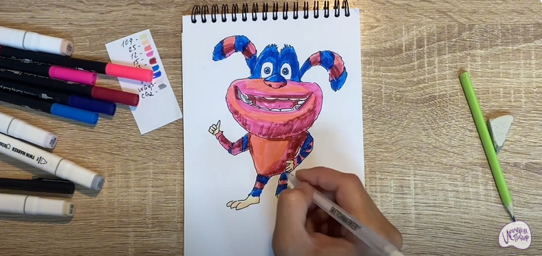 Рисуем Ози из "Финник"