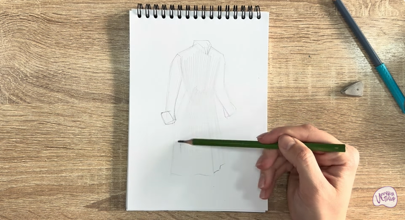 Рисуем Кафтан