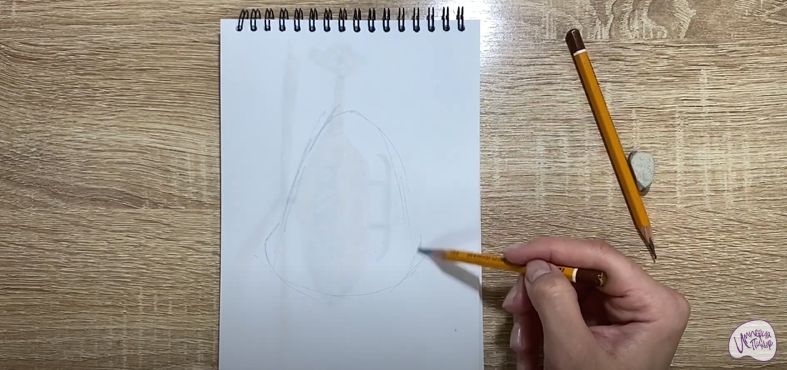 Рисуем Шапка для бани
