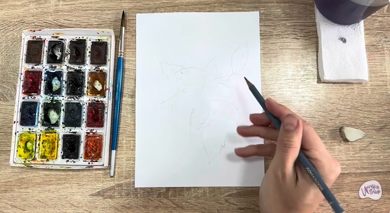 Рисуем Магония