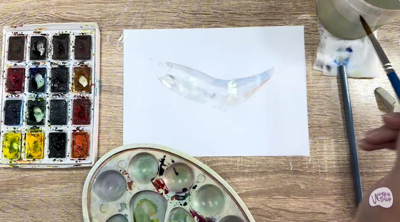 Рисуем Селёдка