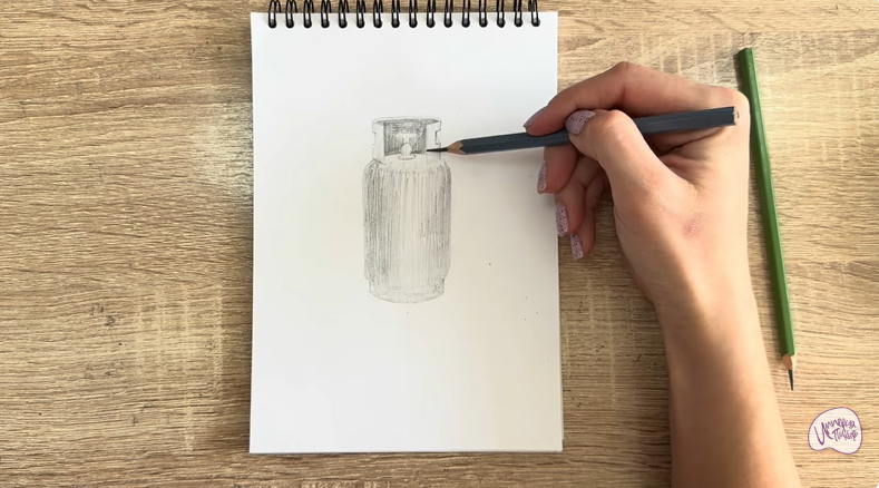 Рисуем Газовый баллон