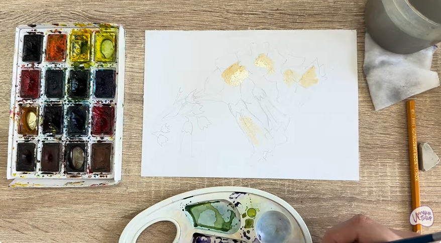 Рисуем Павловния