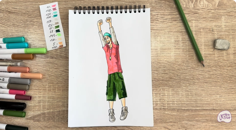 Рисуем Фред из "Город героев"