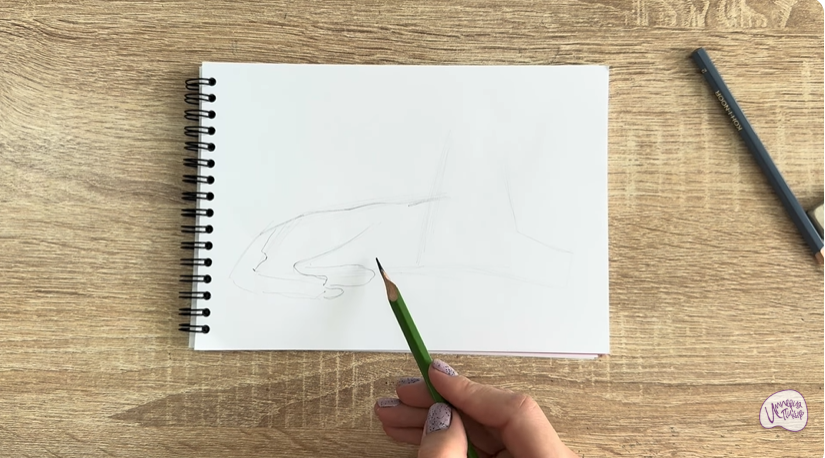 Рисуем Ориентальная кошка