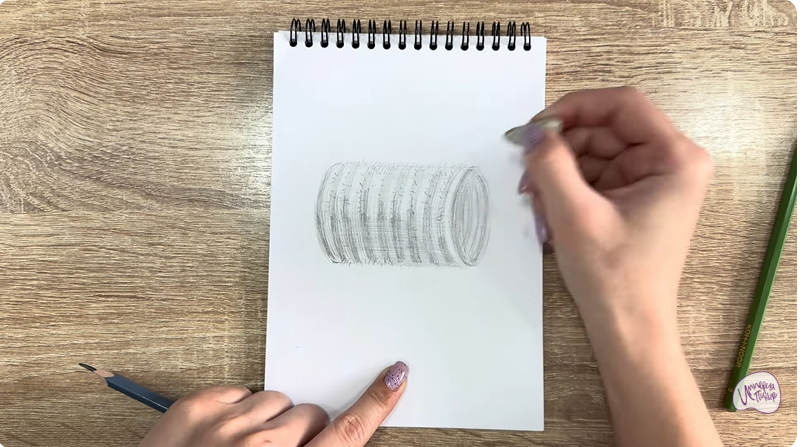 Рисуем Бигуди с липучкой