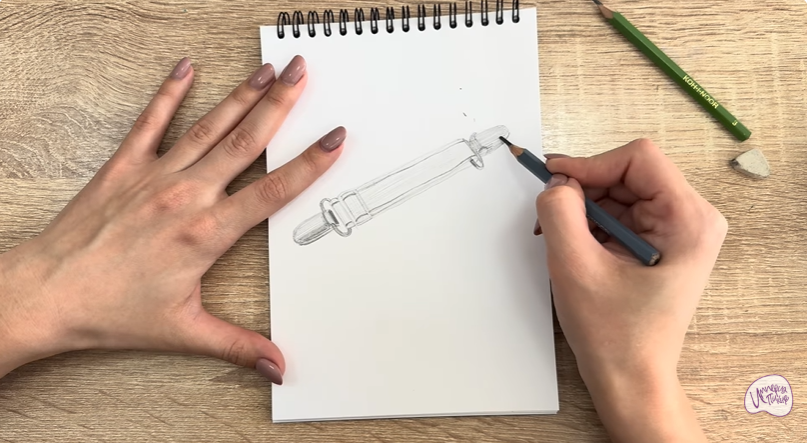 Рисуем Держатель для простыни