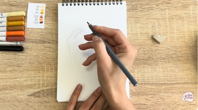 Рисуем Карельская калитка