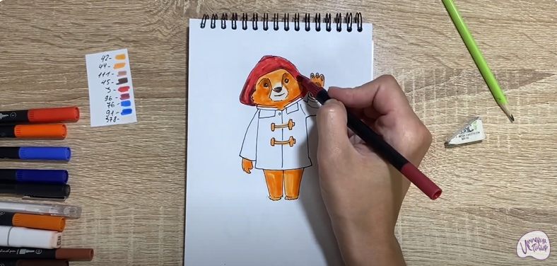 Рисуем Паддингтон