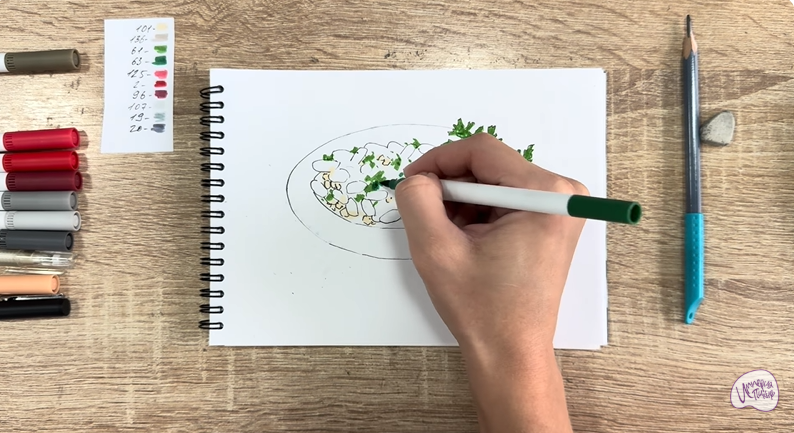 Рисуем Лобио по-грузински