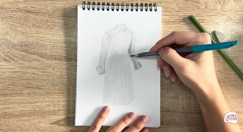 Рисуем Кафтан