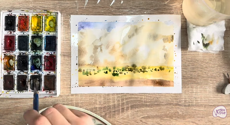 Рисуем Песчаная буря