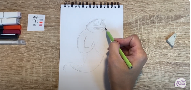 Рисуем Арчи из "Царевны"
