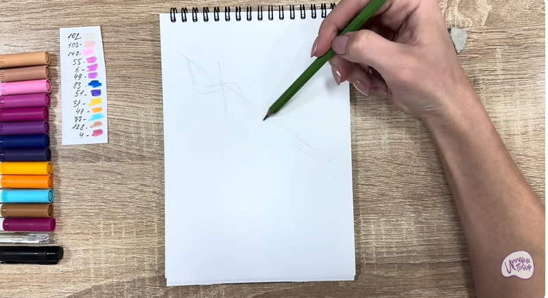 Рисуем Мира из "Кейпоп-охотницы на демонов"