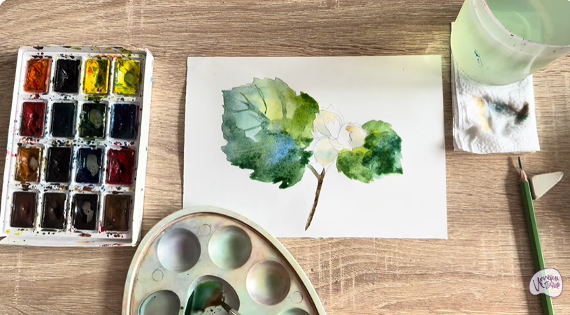 Рисуем Лещина