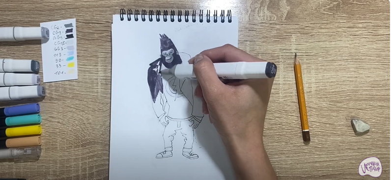 Рисуем Джинни из "Зверопой"