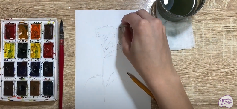 Рисуем Тысячелистник