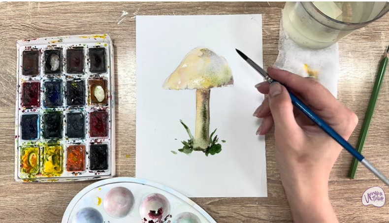 Рисуем Колпак кольчатый