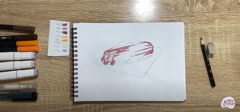 Рисуем Эклер
