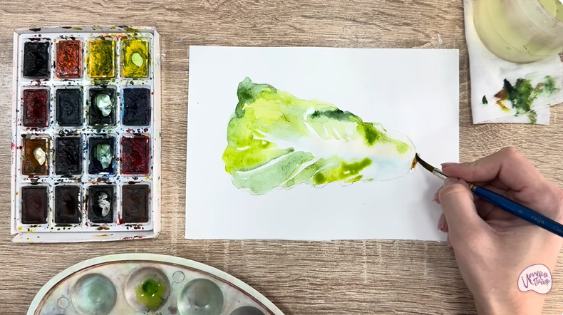 Рисуем Пекинская капуста